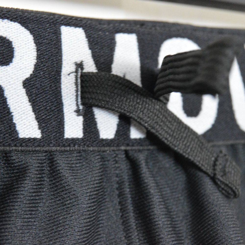 Girls' UA Play Up Solid Shorts. Black. Size: YM